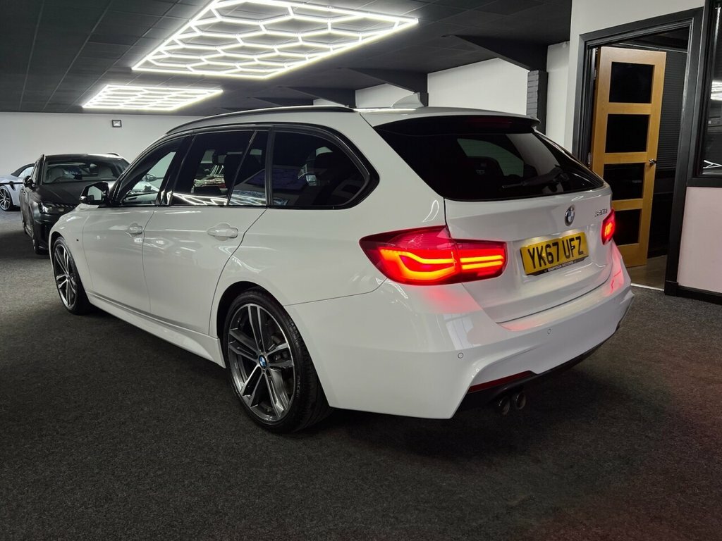 BMW 3 Series Estate YK67UFZ White #6