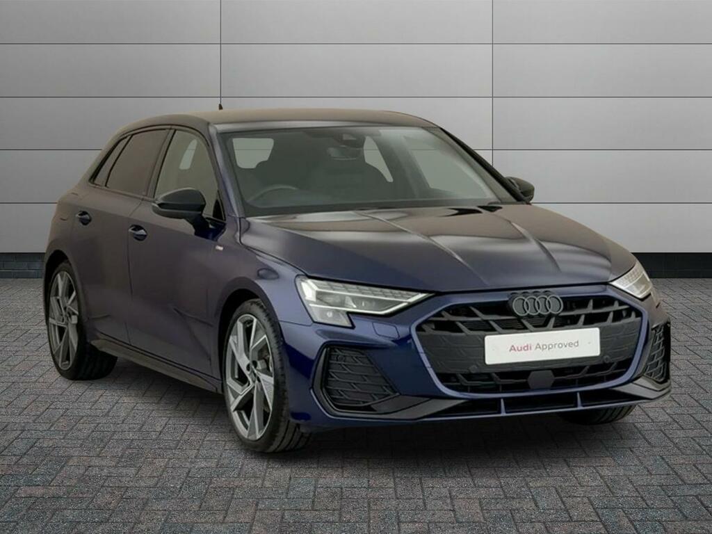 Audi A3 1.5 Tfsi 35 Black Edition Sportback S Tronic Euro Blue