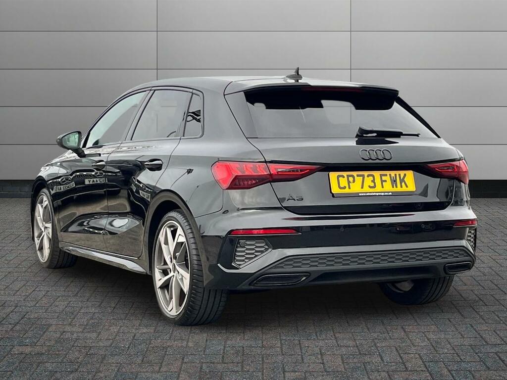 Audi A3 2.0 Tdi 35 Black Edition Sportback S Tronic Euro 6 CP73FWK Black #2