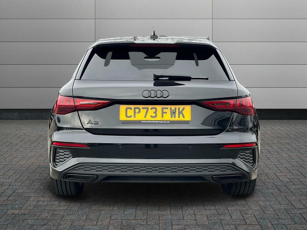 Audi A3 2.0 Tdi 35 Black Edition Sportback S Tronic Euro 6 CP73FWK Black #6