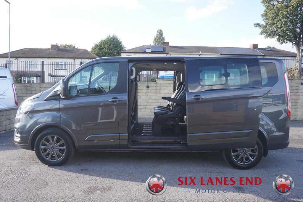 Ford Tourneo Custom 2.0 320 Ecoblue Mhev Titanium X Minibus Double Cab FP21BVE Grey #3