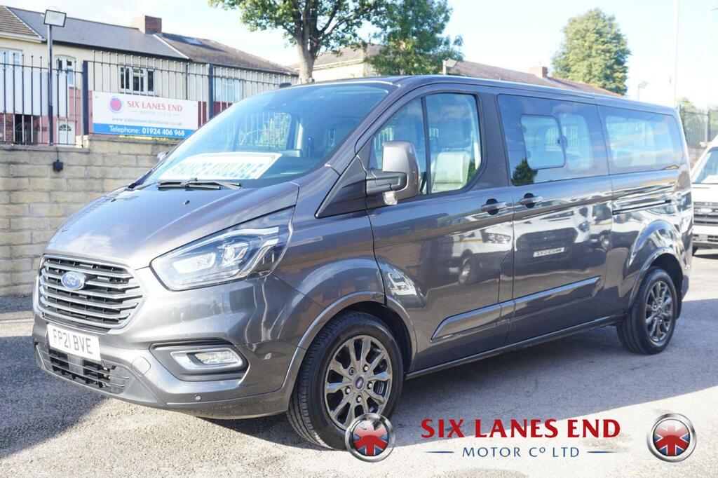 Ford Tourneo Custom 2.0 320 Ecoblue Mhev Titanium X Minibus Double Cab FP21BVE Grey #6