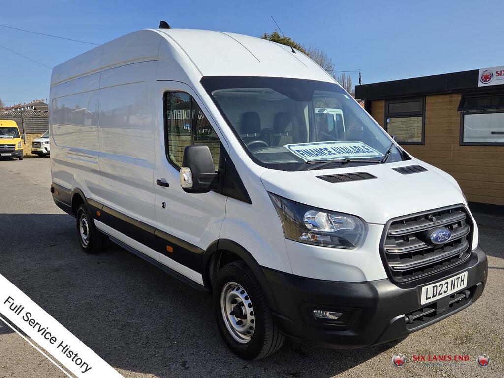 Ford Transit Custom 2.0 350 Ecoblue Leader Panel Van White