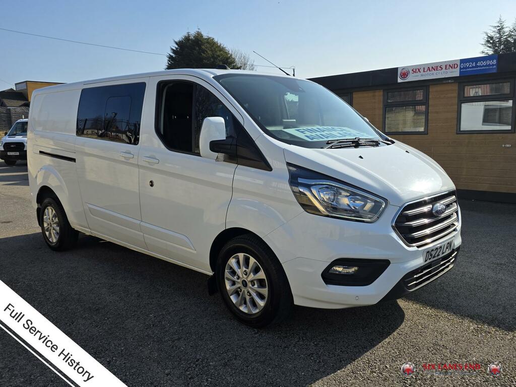 Ford Transit Custom 2.0 320 Ecoblue Limited Crew Van Double Cab Di White