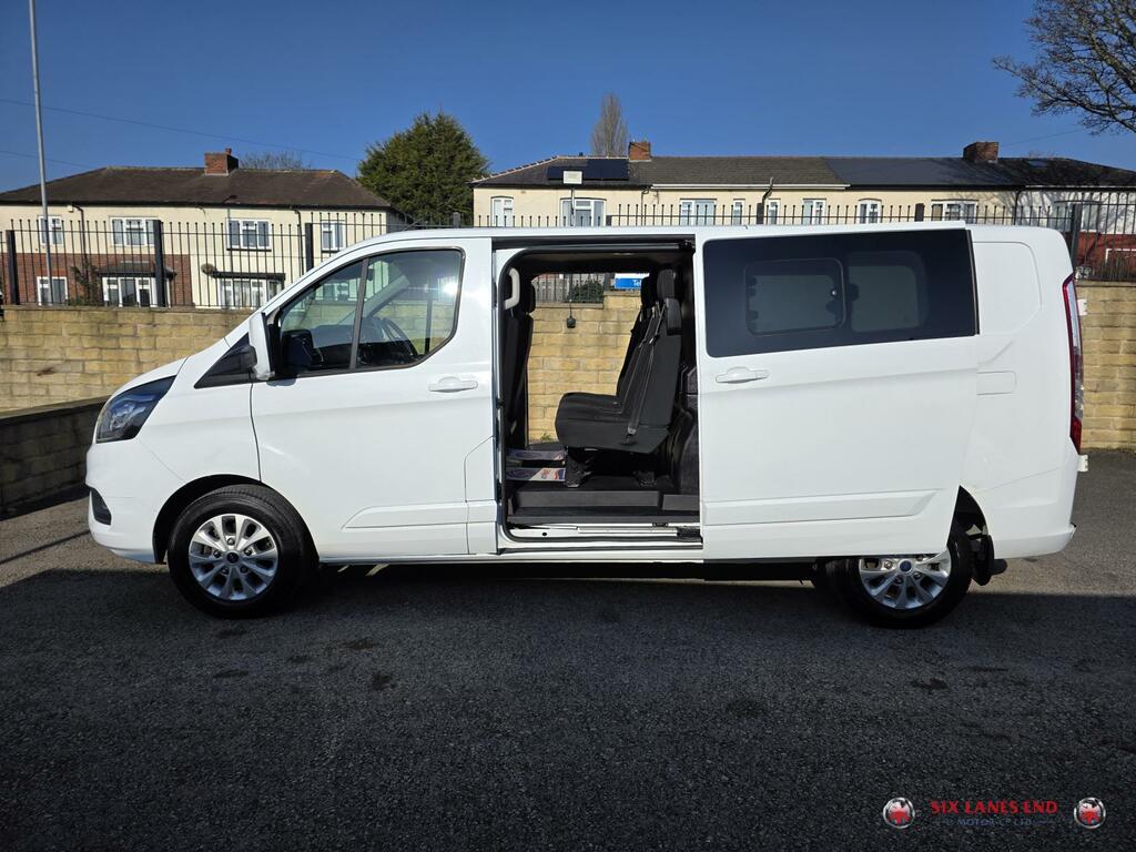 Ford Transit Custom 2.0 320 Ecoblue Limited Crew Van Double Cab Di DS22LPN White #3