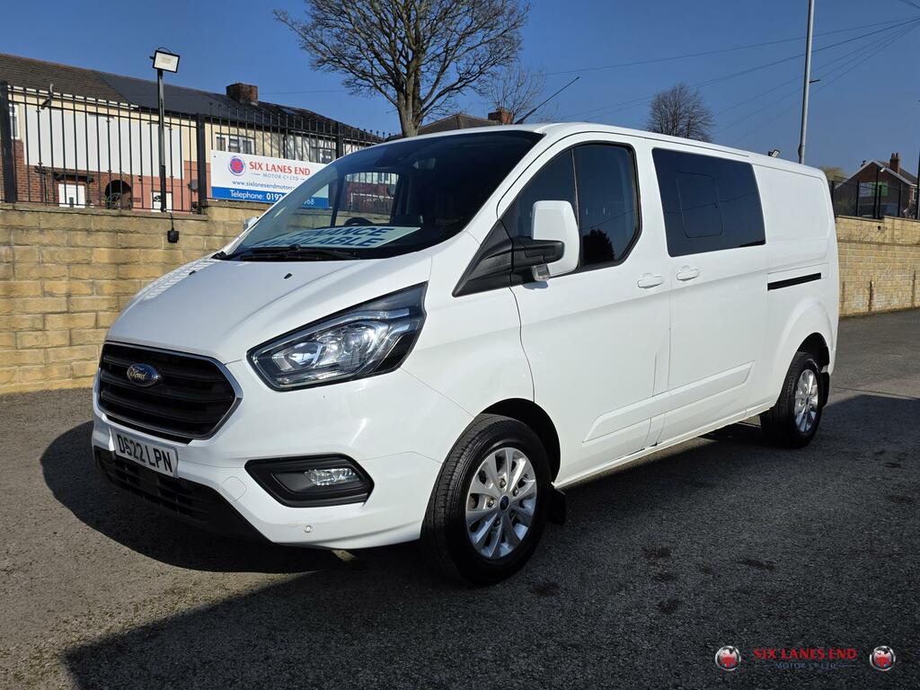 Ford Transit Custom 2.0 320 Ecoblue Limited Crew Van Double Cab Di DS22LPN White #5
