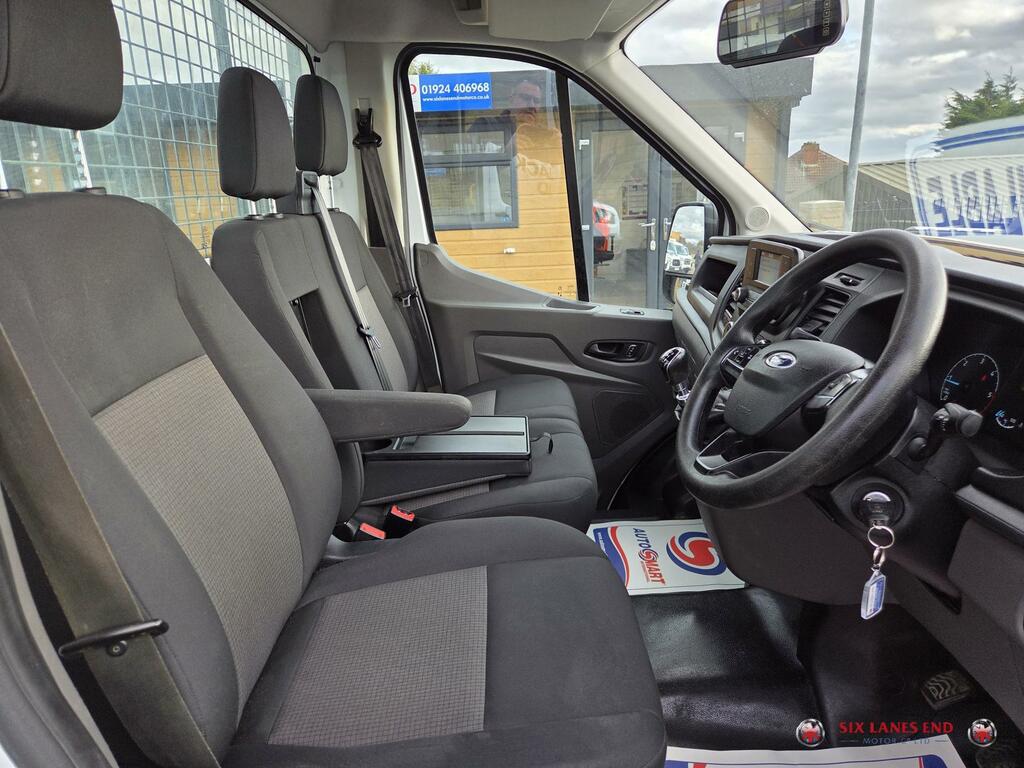 Ford Transit Custom 2.0 350 Ecoblue Leader Dropside DS72NPK White #2