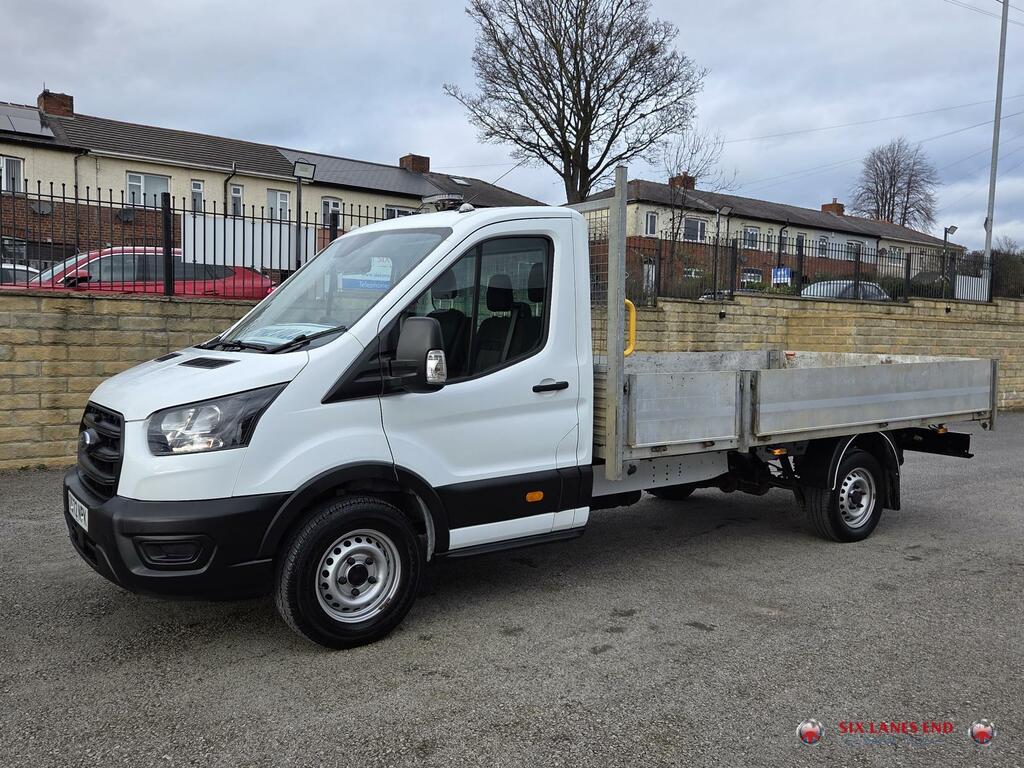 Ford Transit Custom 2.0 350 Ecoblue Leader Dropside DS72NPK White #6
