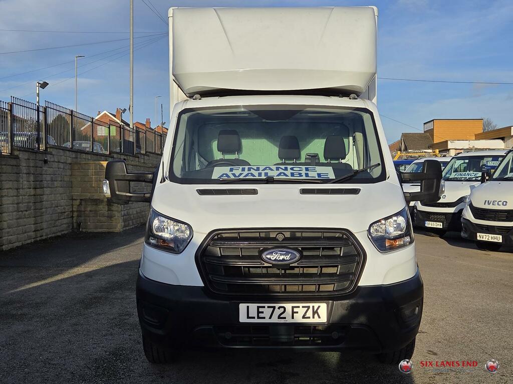 Ford Transit Custom 2.0 350 Ecoblue Leader Luton Fwd LE72FZK White #4