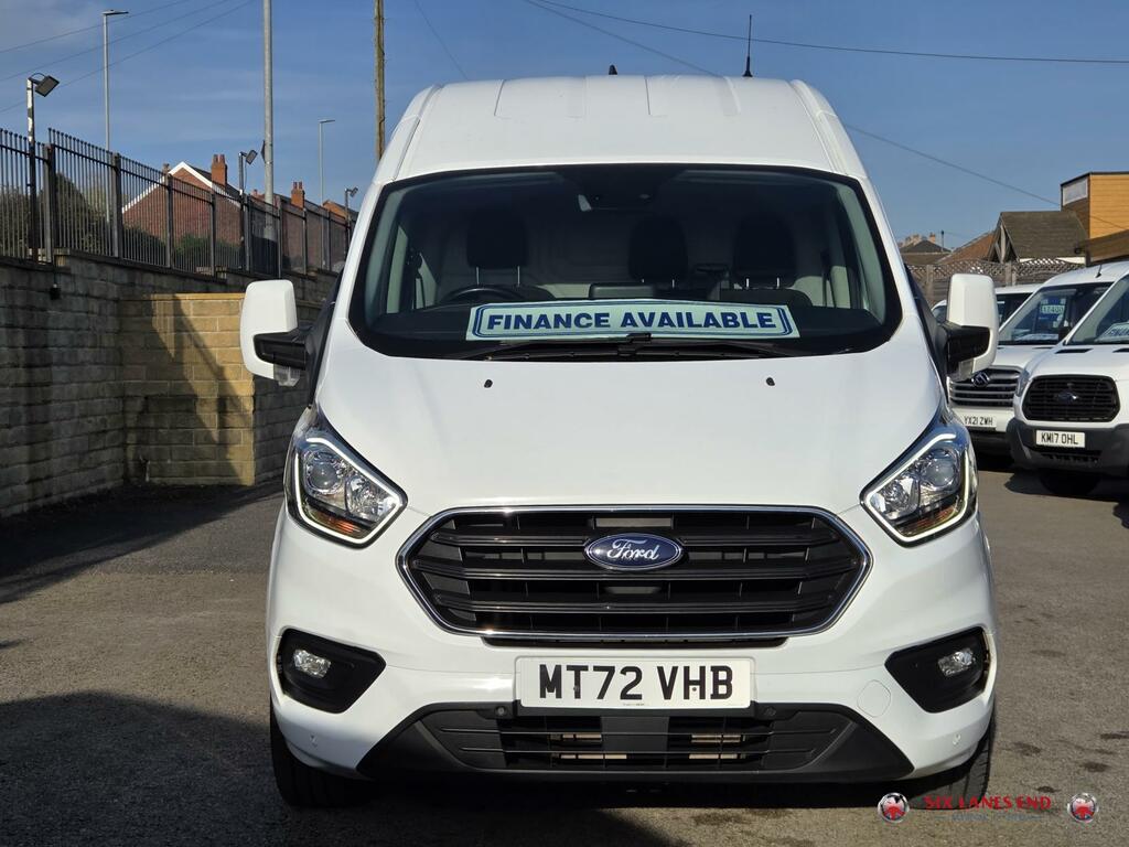 Ford Transit Custom 2.0 300 Ecoblue Mhev Limited Panel Van MT72VHB White #3