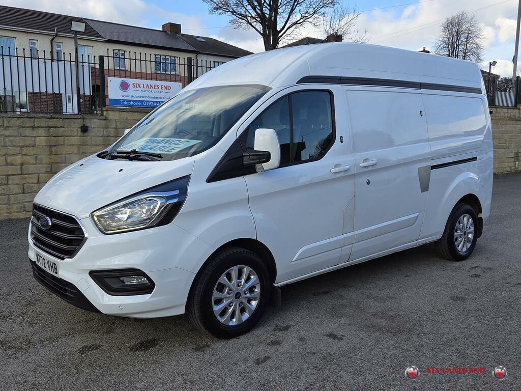 Ford Transit Custom 2.0 300 Ecoblue Mhev Limited Panel Van MT72VHB White #5