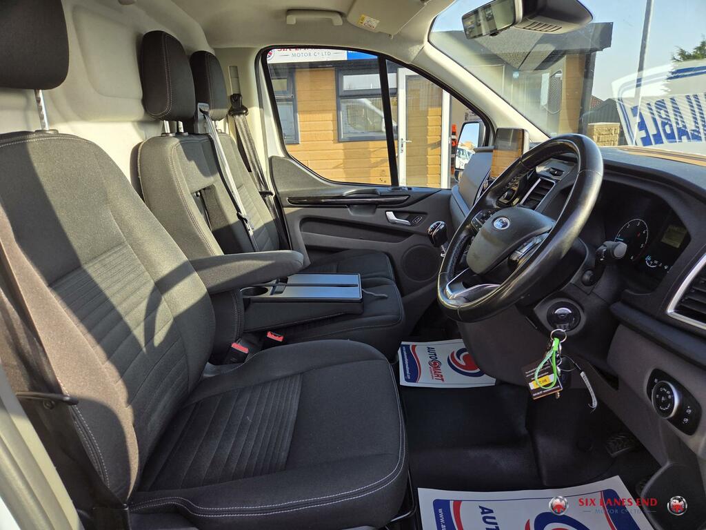Ford Transit Custom 2.0 300 Ecoblue Mhev Limited Panel Van MT72VHB White #2