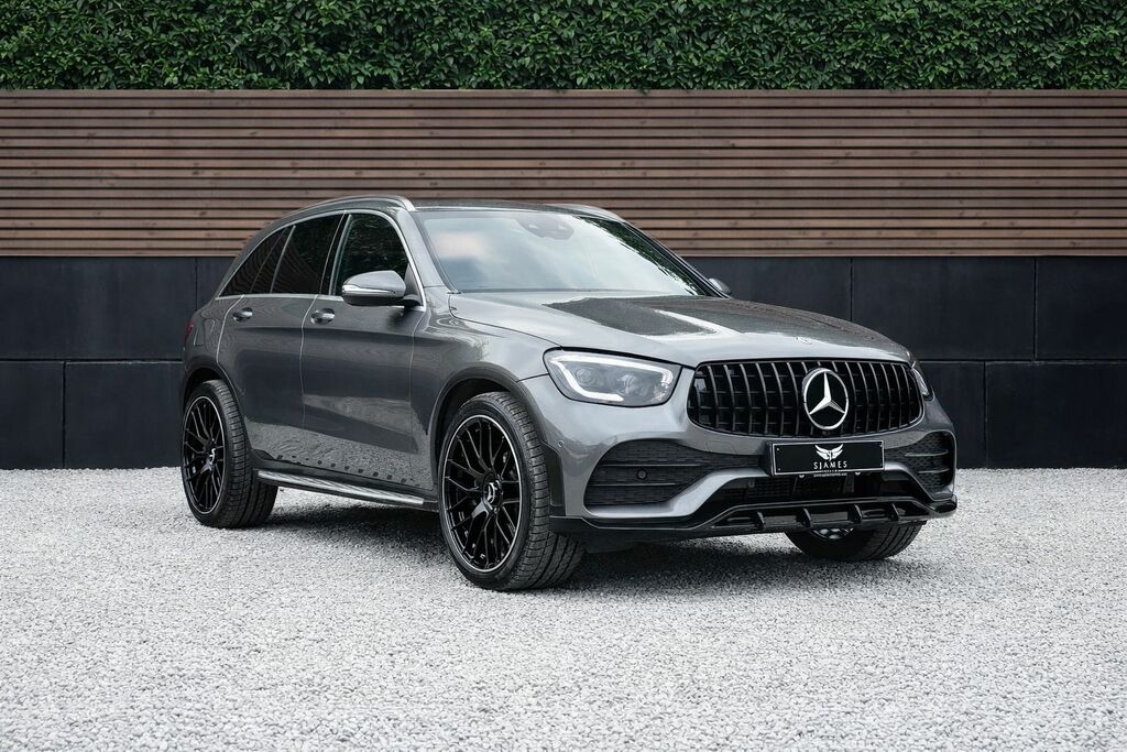 Mercedes-Benz GLC Class 2019 2.0 Glc300d Amg Line Premium Plus Suv D SD69MDX Grey #3