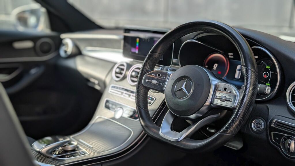 Mercedes-Benz C Class 2019 1.5 C200 Mhev Eq Boost Amg Line Premium Est LA68FNR Silver #2