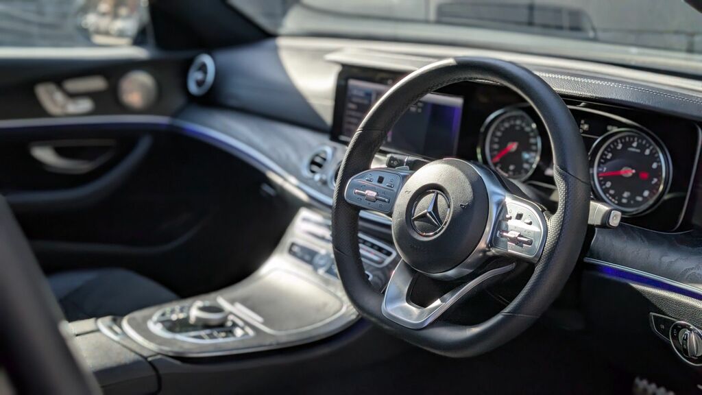 Mercedes-Benz E Class 2019 2.0 E200 Amg Line Premium Saloon HF19OLV Black #2
