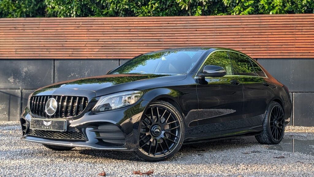 Mercedes-Benz C Class 2019 2.0 C220d Amg Line Premium Plus Saloon WD19OCL Black #3