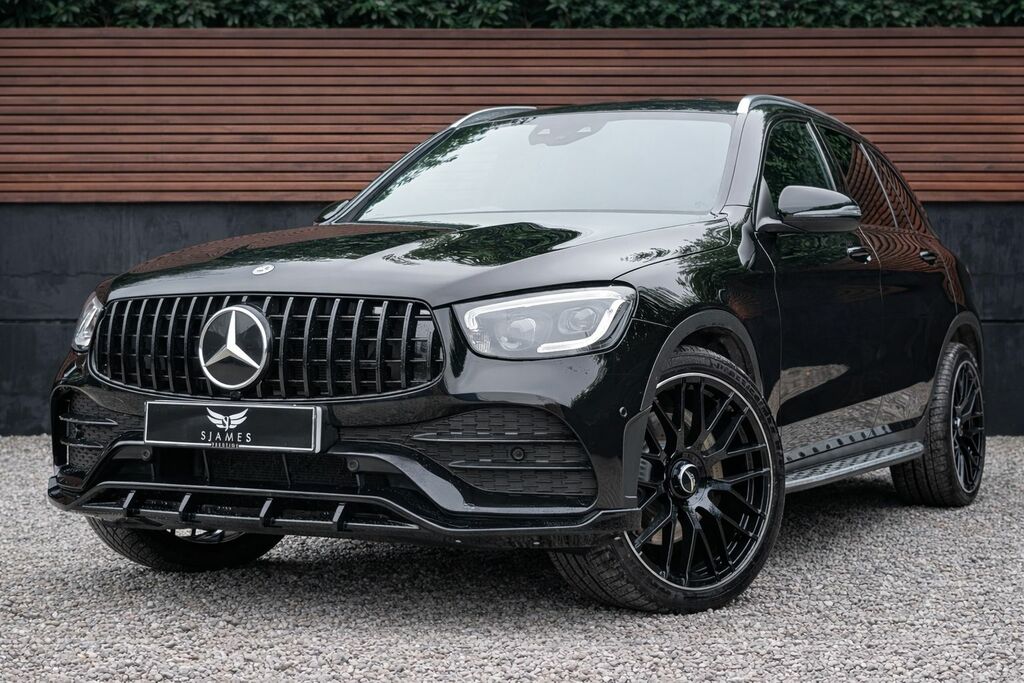 Mercedes-Benz GLC Class 2020 2.0 Glc220d Amg Line Premium Suv LS70YLB Black #3