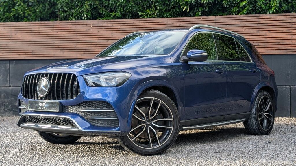 Mercedes-Benz GLE Class 2021 2.0 Gle350de 31.2Kwh Amg Line Suv Blue #3