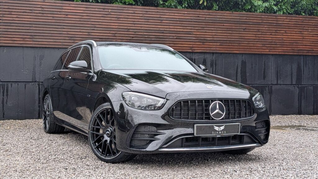 Mercedes-Benz E Class 2021 2.0 E300de 13.5Kwh Amg Line Edition Estate SN71VCW Black #4