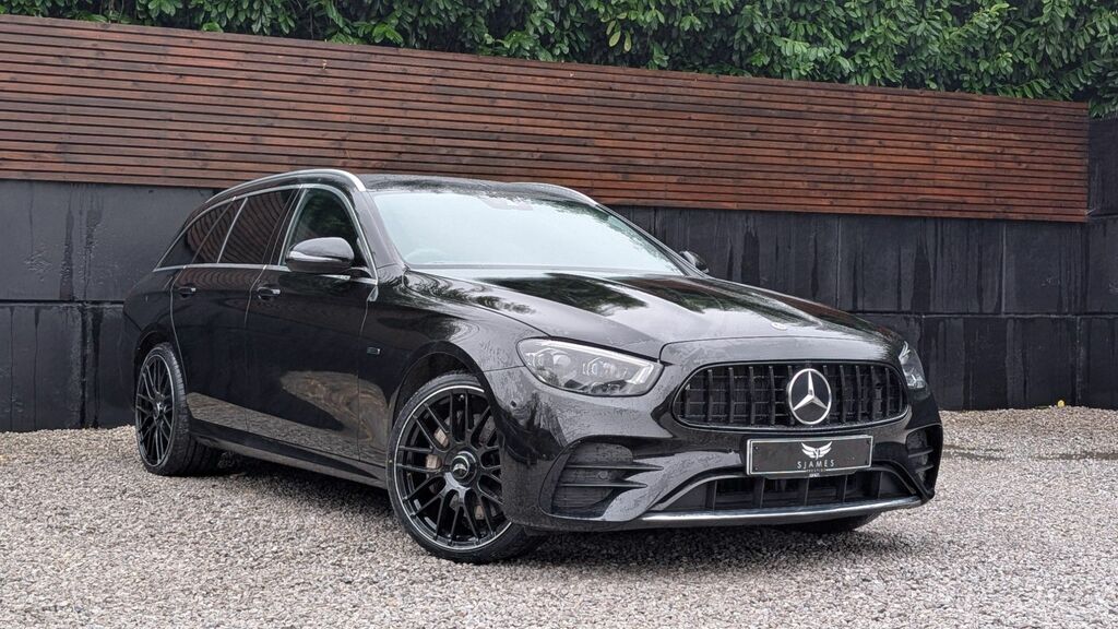 Mercedes-Benz E Class 2021 2.0 E300de 13.5Kwh Amg Line Edition Estate SN71VCW Black #5