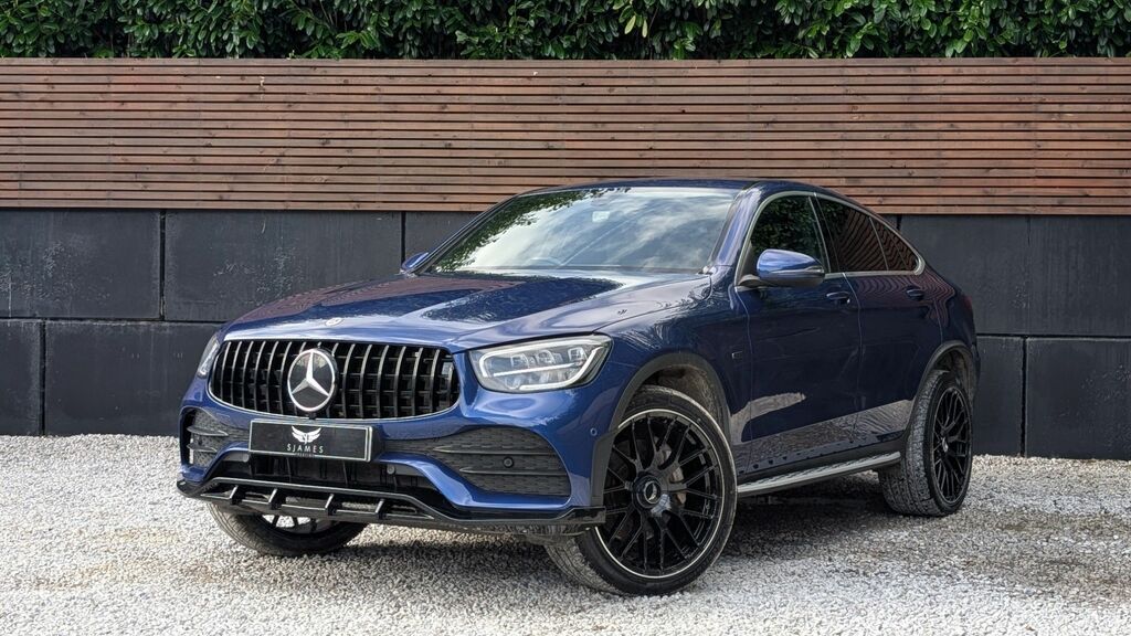 Mercedes-Benz GLC Class 2020 2.0 Glc300d Amg Line Premium Coupe Dies WN20VNL Blue #2
