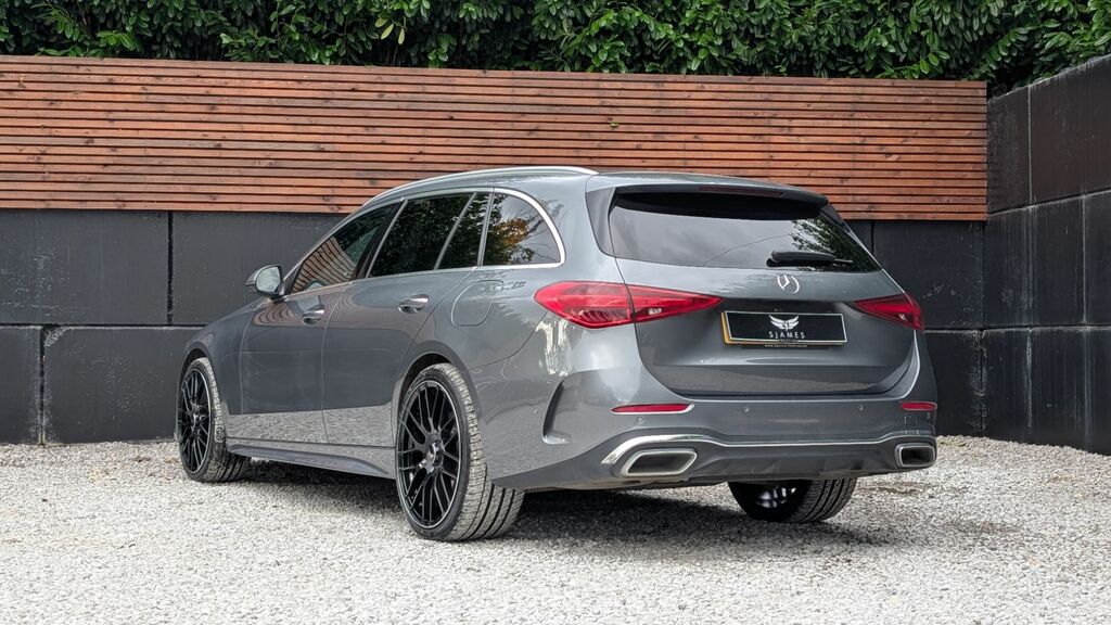 Mercedes-Benz C Class 2022 2.0 C300dh Mhev Amg Line Estate Hy SP72NXW Grey #6