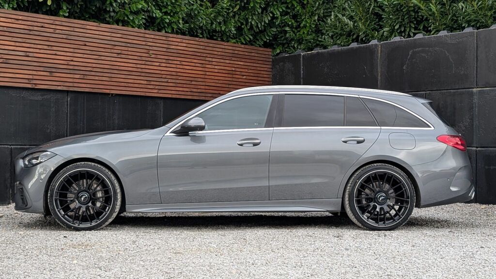 Mercedes-Benz C Class 2022 2.0 C300dh Mhev Amg Line Estate Hy SP72NXW Grey #5