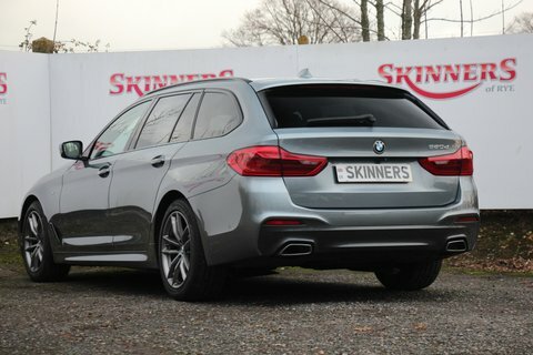 BMW 5 Series 520D M Sport LD69YZN Blue #4