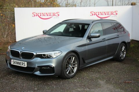 BMW 5 Series 520D M Sport LD69YZN Blue #3