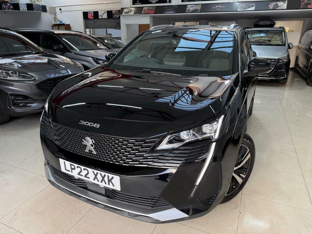 Peugeot 3008 1.2 Puretech Gt Eat Euro 6 S S LP22XXK Black #4