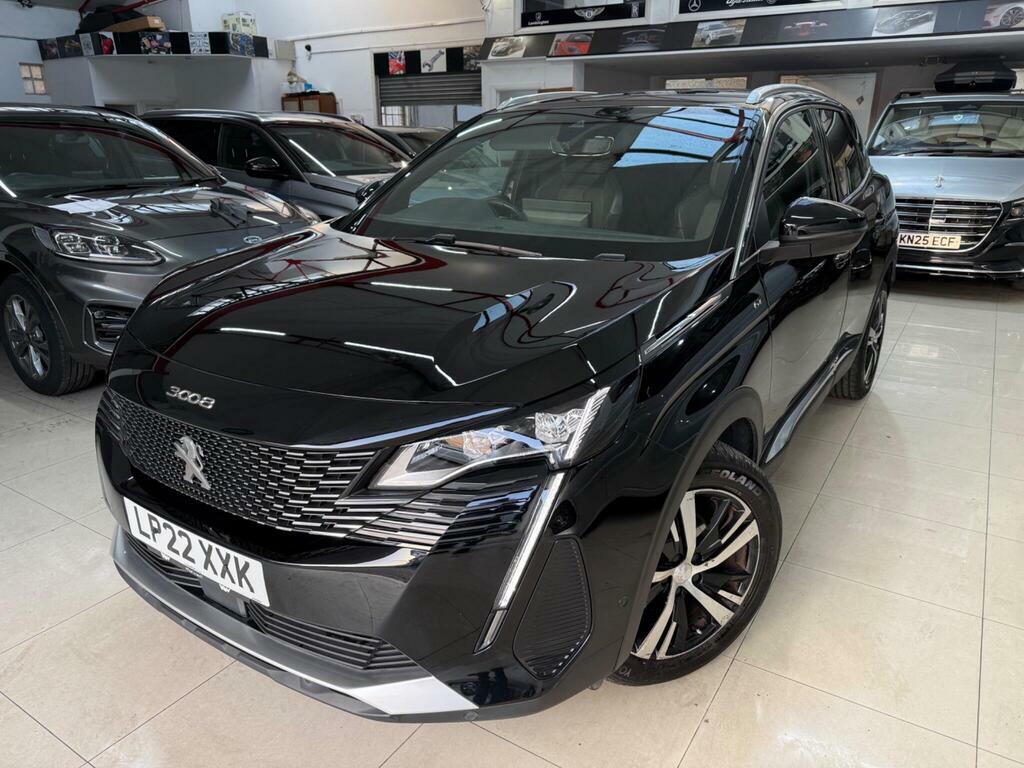 Peugeot 3008 1.2 Puretech Gt Eat Euro 6 S S LP22XXK Black #5