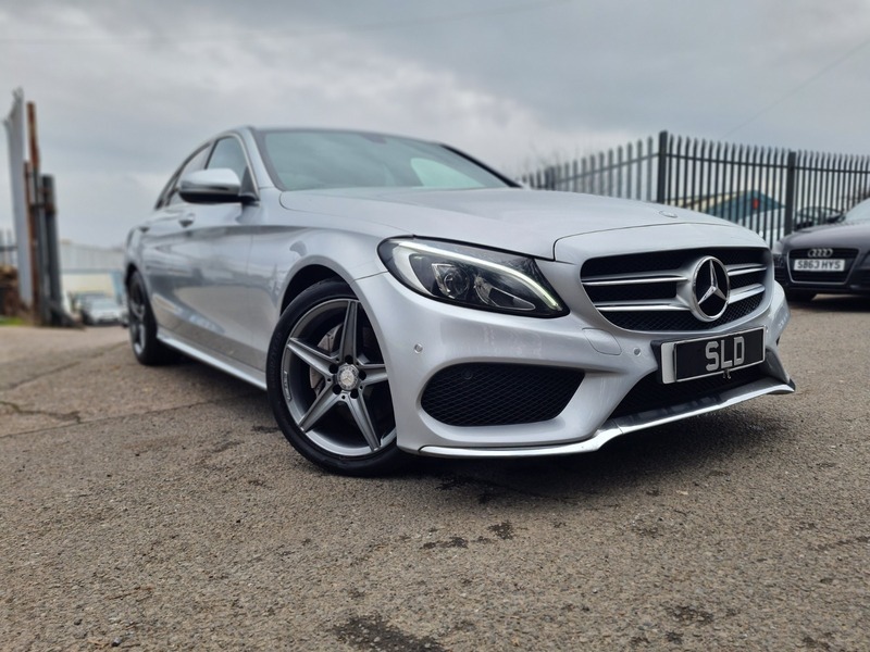 Mercedes-Benz C Class C220 D Amg Line OE66VNB Silver #3
