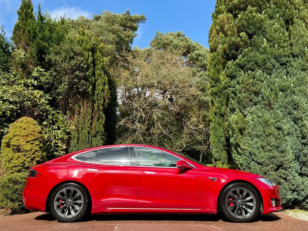 Tesla Model S Performance Ludicrous Plus Full Self Driving Upgra Red #3