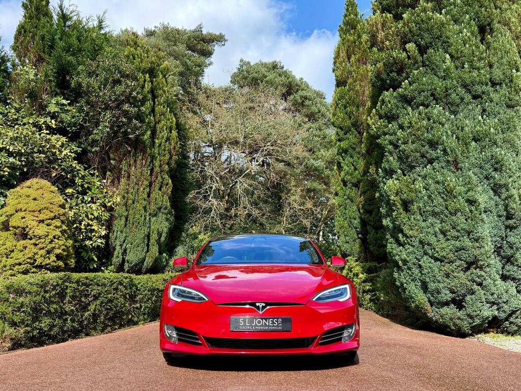 Tesla Model S Performance Ludicrous Plus Full Self Driving Upgra Red