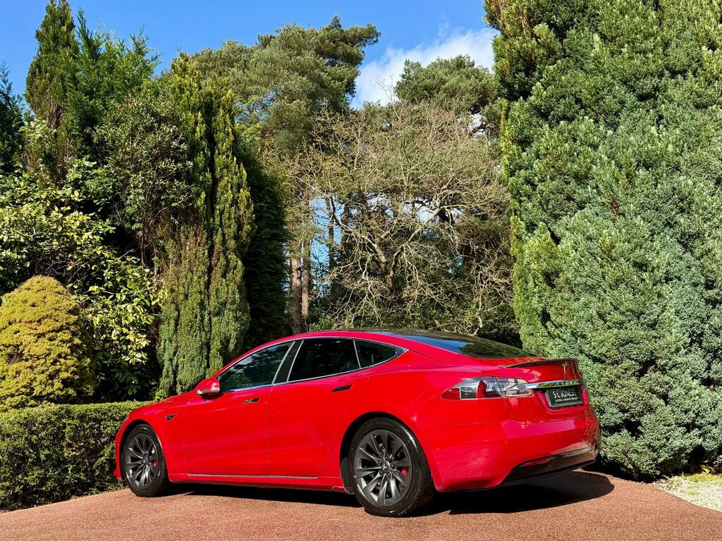 Tesla Model S Performance Ludicrous Plus Full Self Driving Upgra Red #4