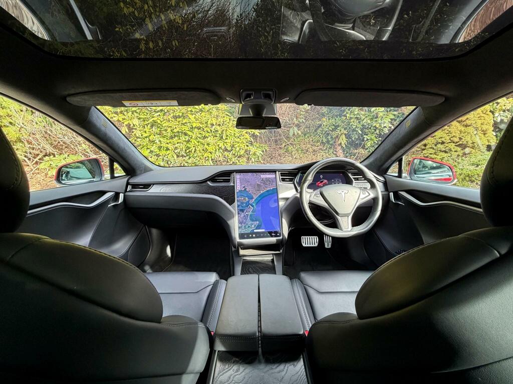 Tesla Model S Performance Ludicrous Plus Full Self Driving Upgra Red #6