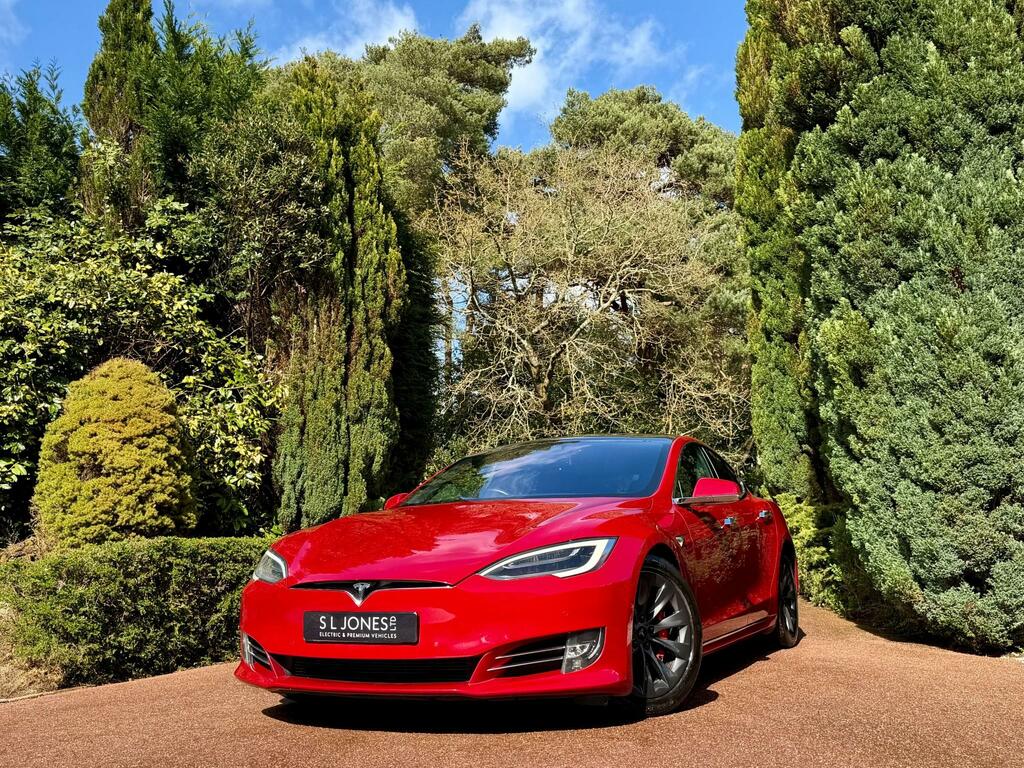 Tesla Model S Performance Ludicrous Plus Full Self Driving Upgra Red #2