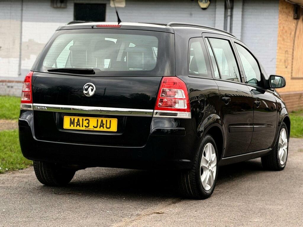 Vauxhall Zafira Mpv 1.6 16V Exclusiv Euro 5 201313 MA13JAU Black #6