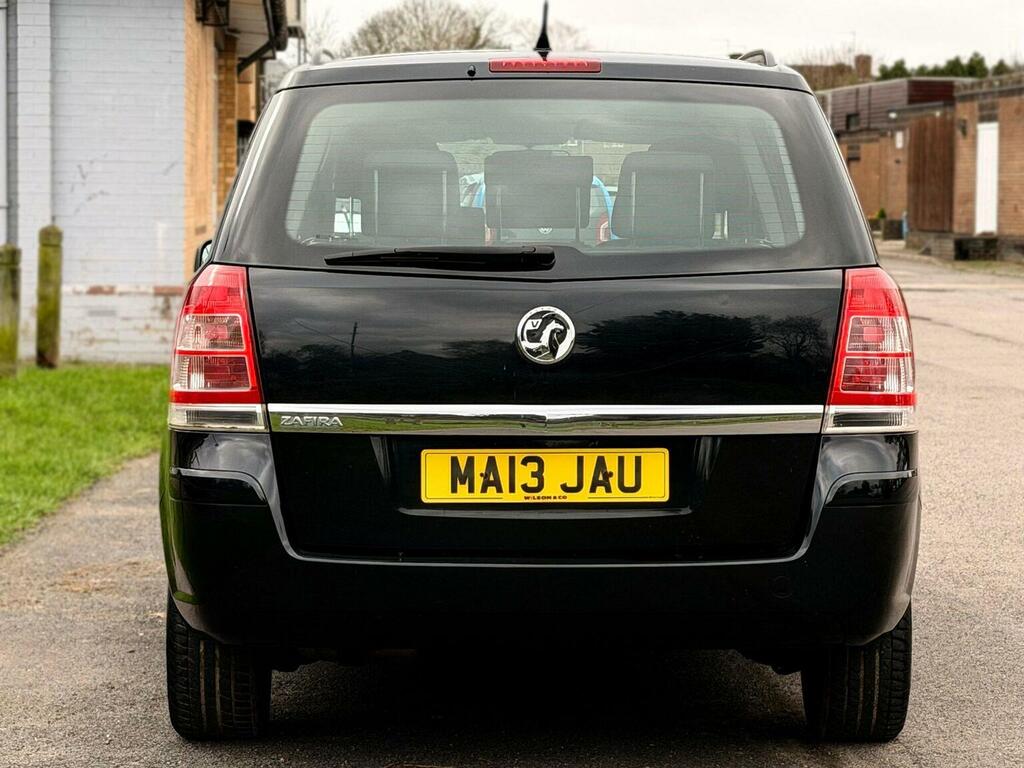 Vauxhall Zafira Mpv 1.6 16V Exclusiv Euro 5 201313 MA13JAU Black #5