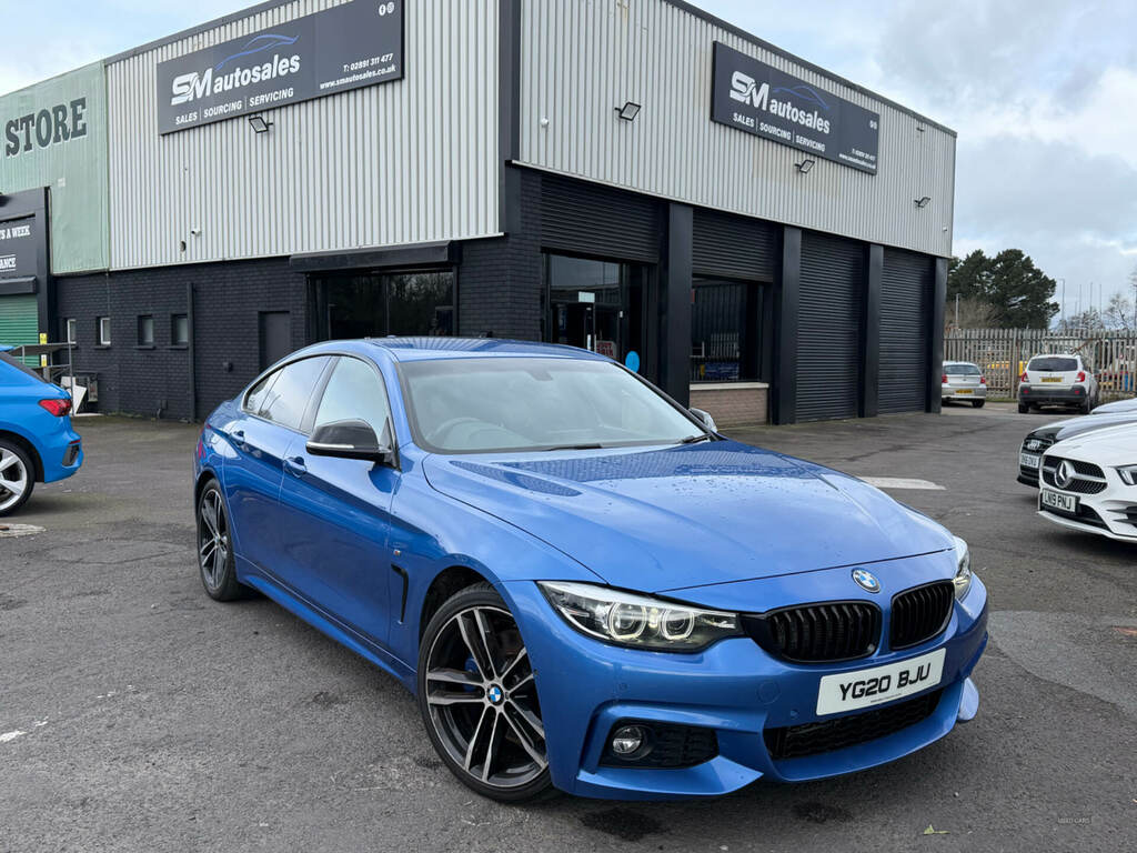 BMW 4 Series 420D 190 M Sport Professional Media YG20BJU Blue #3