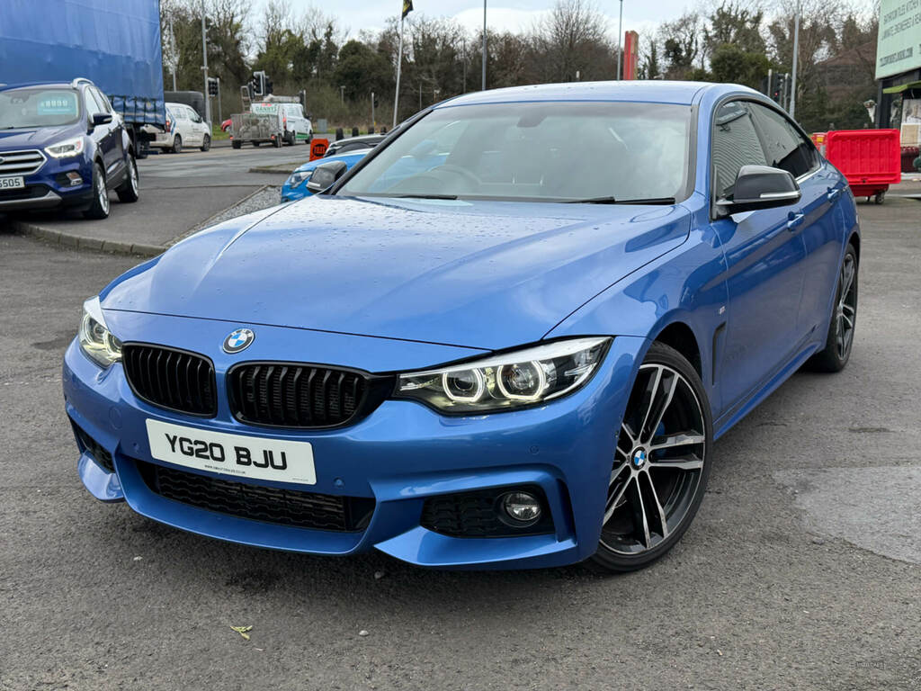 BMW 4 Series 420D 190 M Sport Professional Media YG20BJU Blue #2