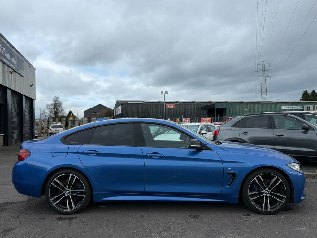BMW 4 Series 420D 190 M Sport Professional Media YG20BJU Blue #4