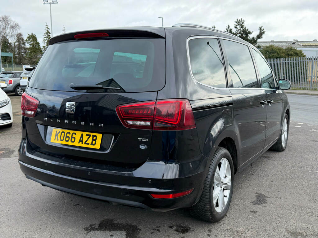 Seat Alhambra 2.0 Tdi Cr Se 150 Dsg KO66AZB Black #6