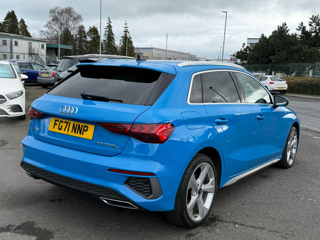 Audi A3 40 Tfsi E S Line S Tronic FG71NNP Blue #6