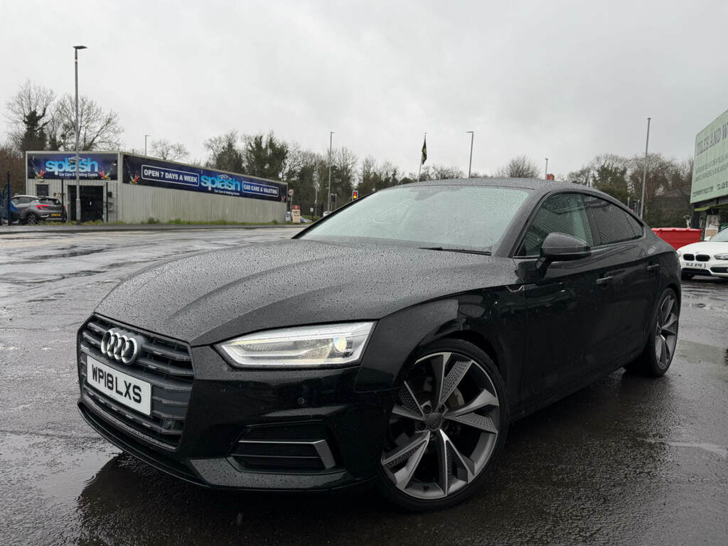 Audi A5 2.0 Tdi Ultra Sport WP18LXS Black #2