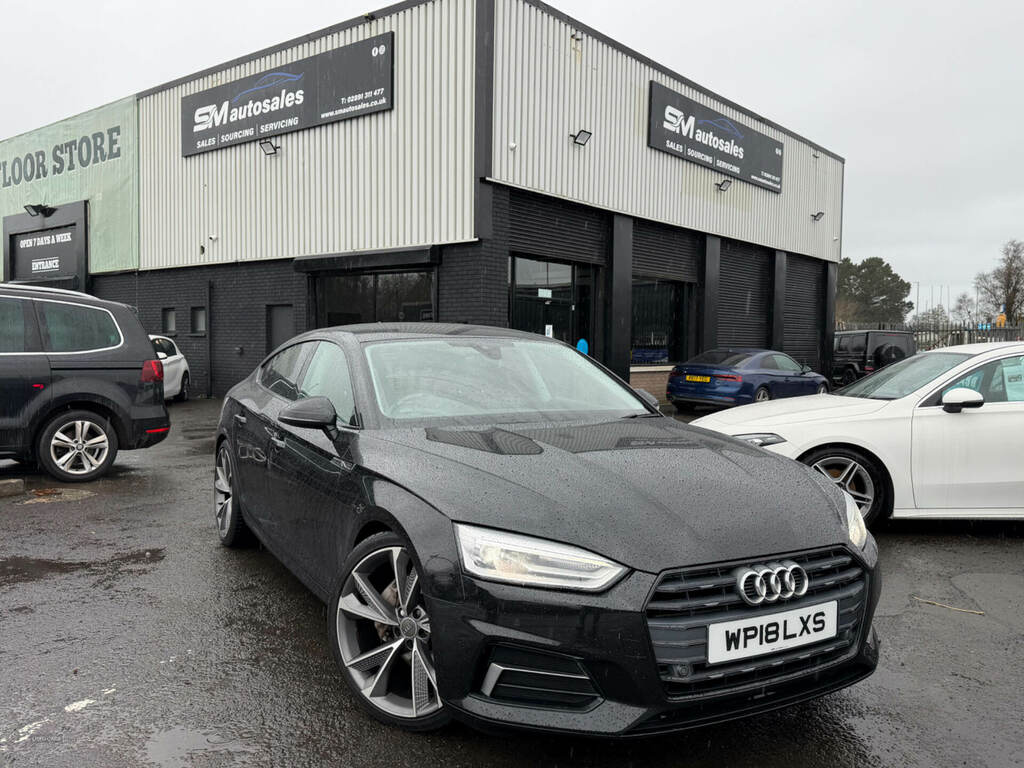 Audi A5 2.0 Tdi Ultra Sport WP18LXS Black #3