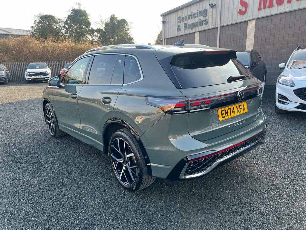 Volkswagen Tiguan 1.5 Etsi Mhev R-line Dsg Euro 6 Ss EN74XFA Green #4