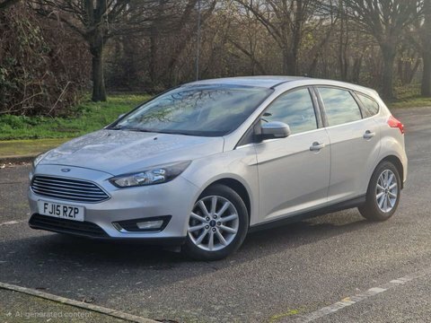 Ford Focus 1.6 Titanium Hatchback FJ15RZP Silver #3