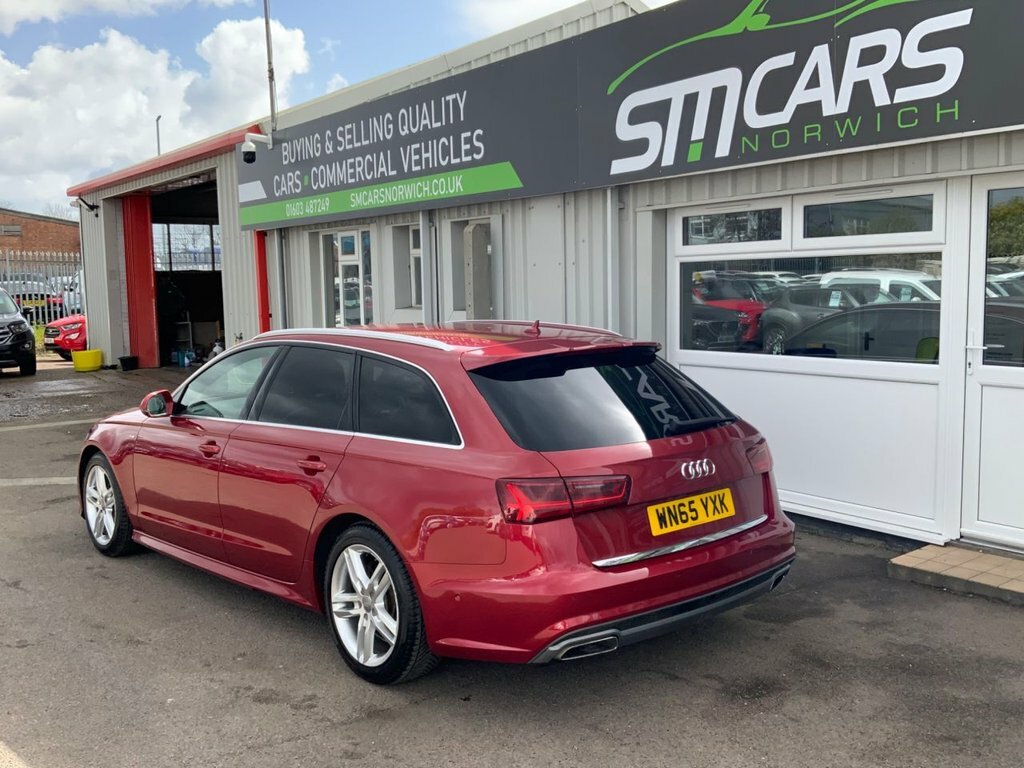 Audi A6 Avant 2L S Line WN65YXK Red #5