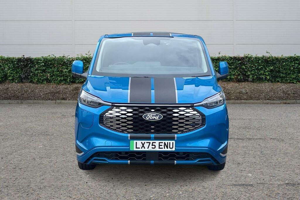 Ford Transit Custom 160Kw 65Kwh H1 Double Cab Van Sport LX75ENU Blue #4
